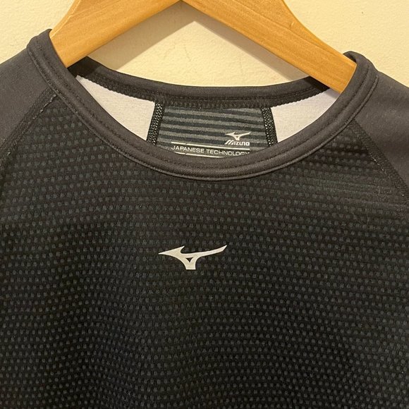 MIZUNO | Women's Top Black White Size Medium - Picture 4 of 5